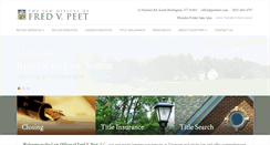 Desktop Screenshot of peetlaw.com